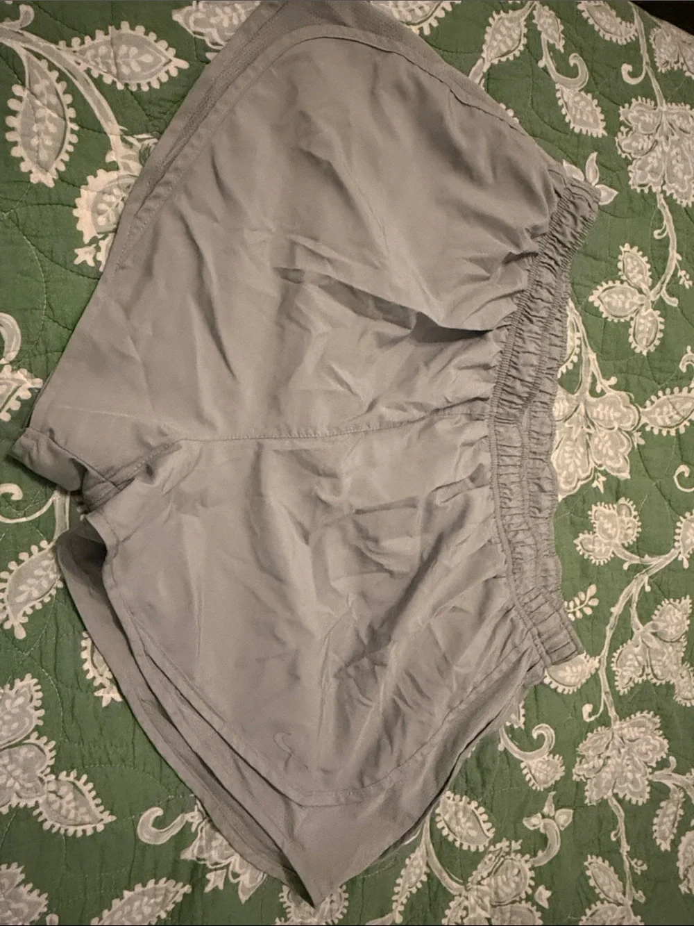 Nike Women's Royal Blue & Light Gray Athletic Shorts Set